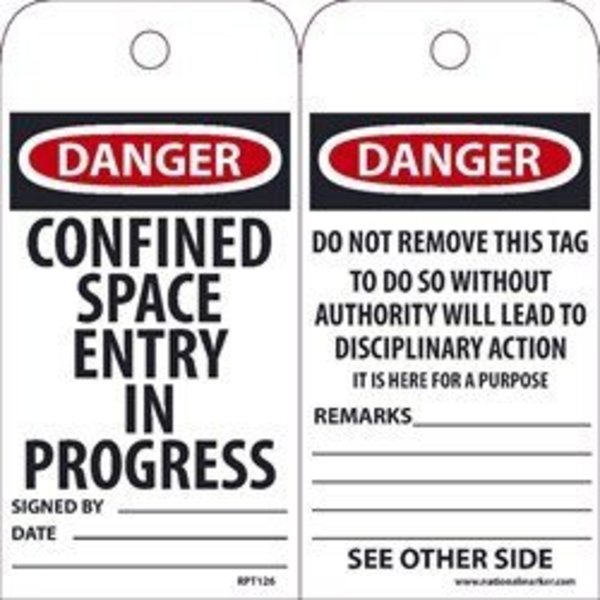 Nmc TAGS, CONFINED SPACE ENTRY IN RPT126G